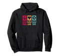 Peace Love And Cassettes Peace Hoodie - Fun Novelty Design for Adults - T-Shirt, Sweatshirt, Hoodie