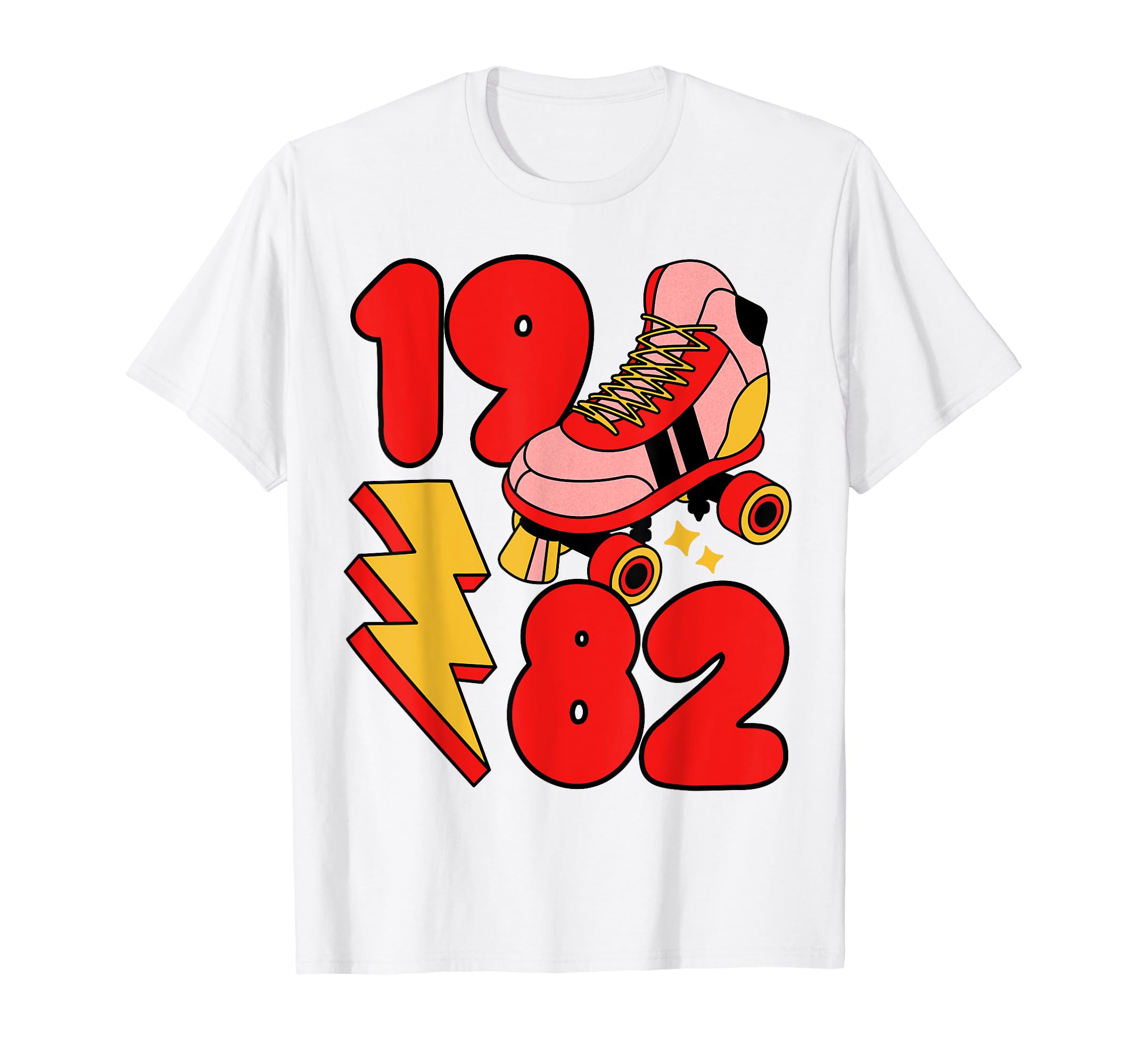 1982 Roller Skate 80S Nostalgia T-Shirt - Unique Graphic Men Women - T-Shirt, Sweatshirt, Hoodie