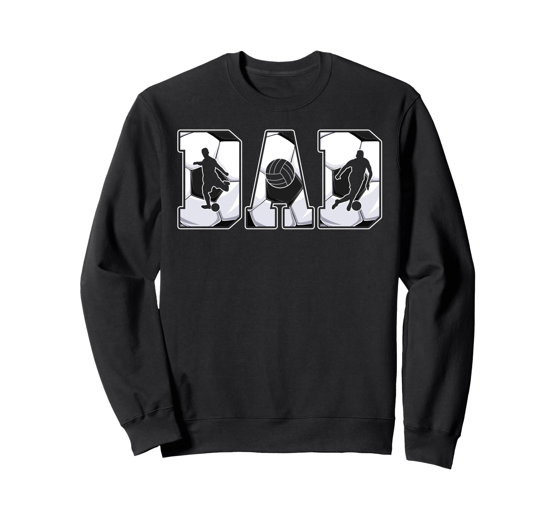 Soccer Dad Daddy Father Happy Sweatshirt - Custom Art Print for Adults - T-Shirt, Sweatshirt, Hoodie