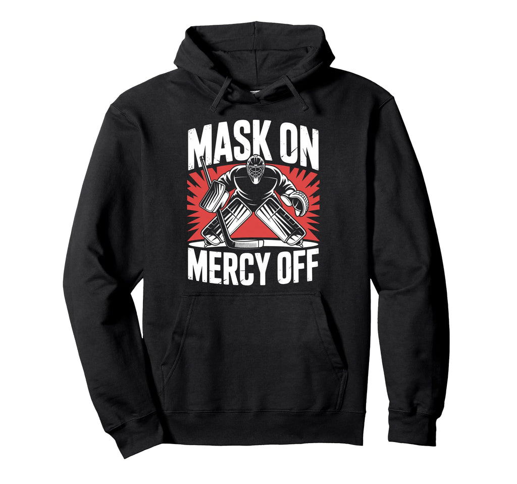Hockey Goalie Mask Ice Hockey Goalkeeper Hoodie - Unique Graphic for Adults - T-Shirt, Sweatshirt, Hoodie