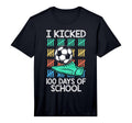 I Kicked 100 Days School Soccer Player T-Shirt - Unique Graphic Unisex - T-Shirt, Sweatshirt, Hoodie