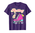 Rolling Into 6 Year Old Roller T-Shirt - Fun Novelty Design Men Women - T-Shirt, Sweatshirt, Hoodie