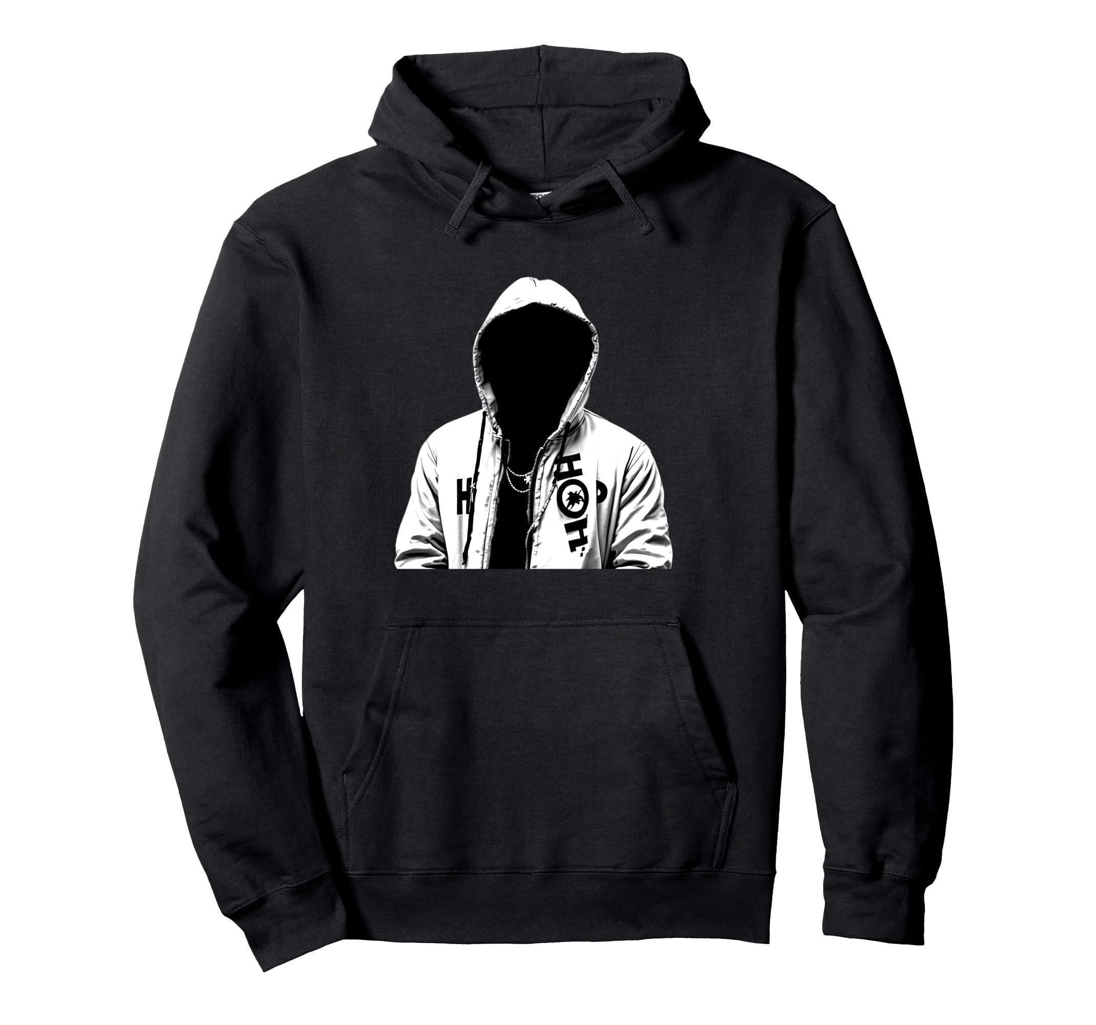 Hip Hop Rapper Old School Hoodie - Trendy Graphic Unisex - T-Shirt, Sweatshirt, Hoodie