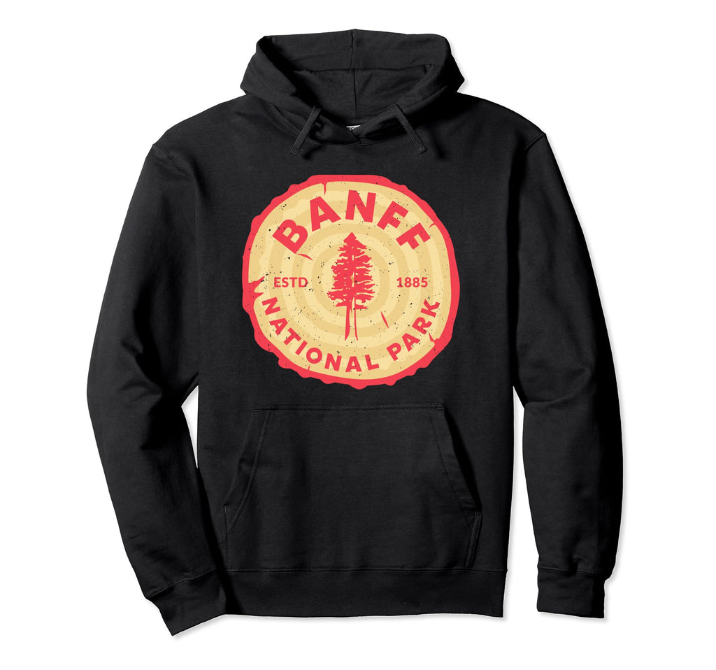 Banff Canadian National Park Souvenir Hoodie - Aesthetic Graphic Unisex - T-Shirt, Sweatshirt, Hoodie