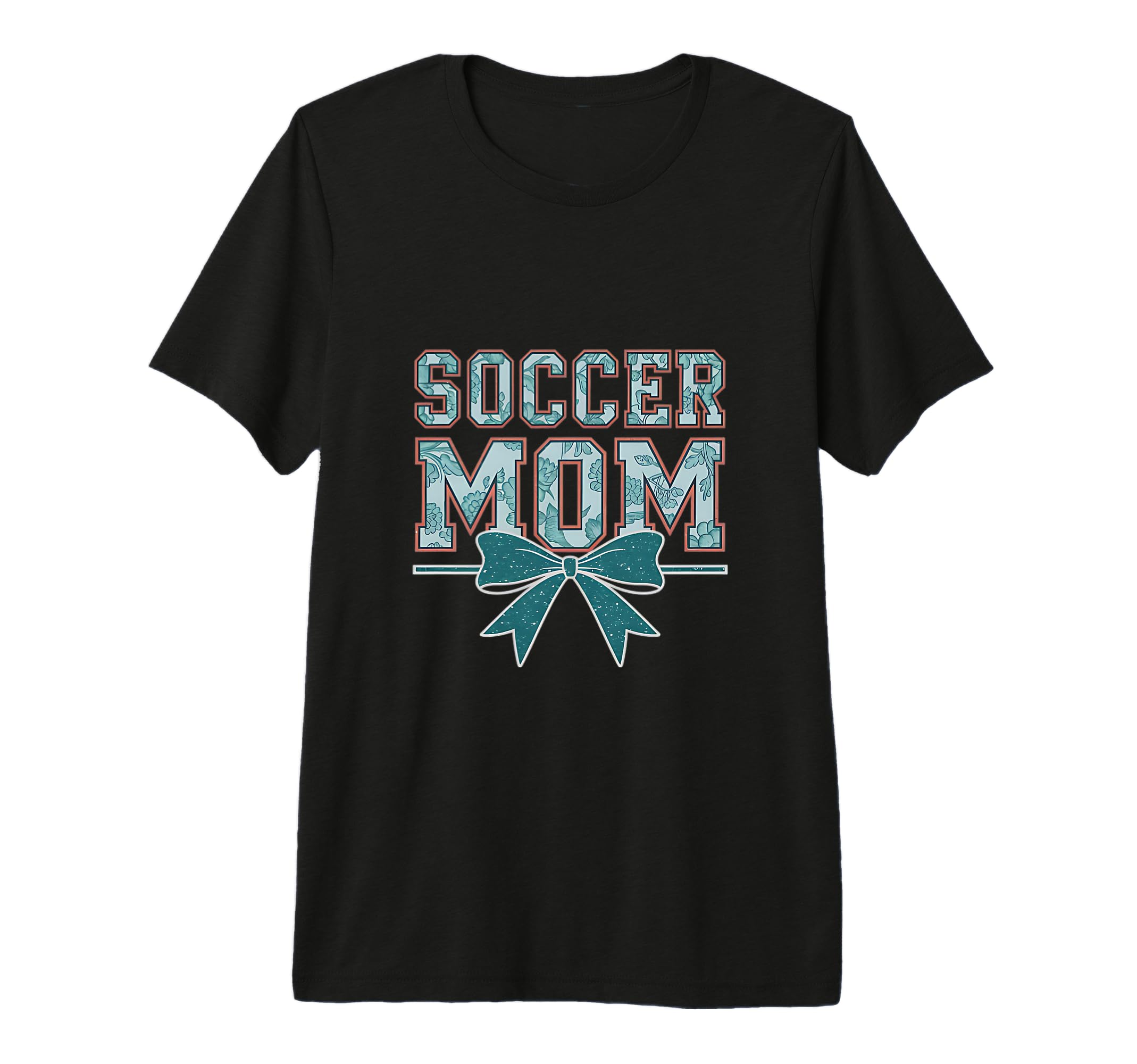 Soccer Mom Coquette Bow Mothers Day T-Shirt - Novelty Apparel for Adults - T-Shirt, Sweatshirt, Hoodie