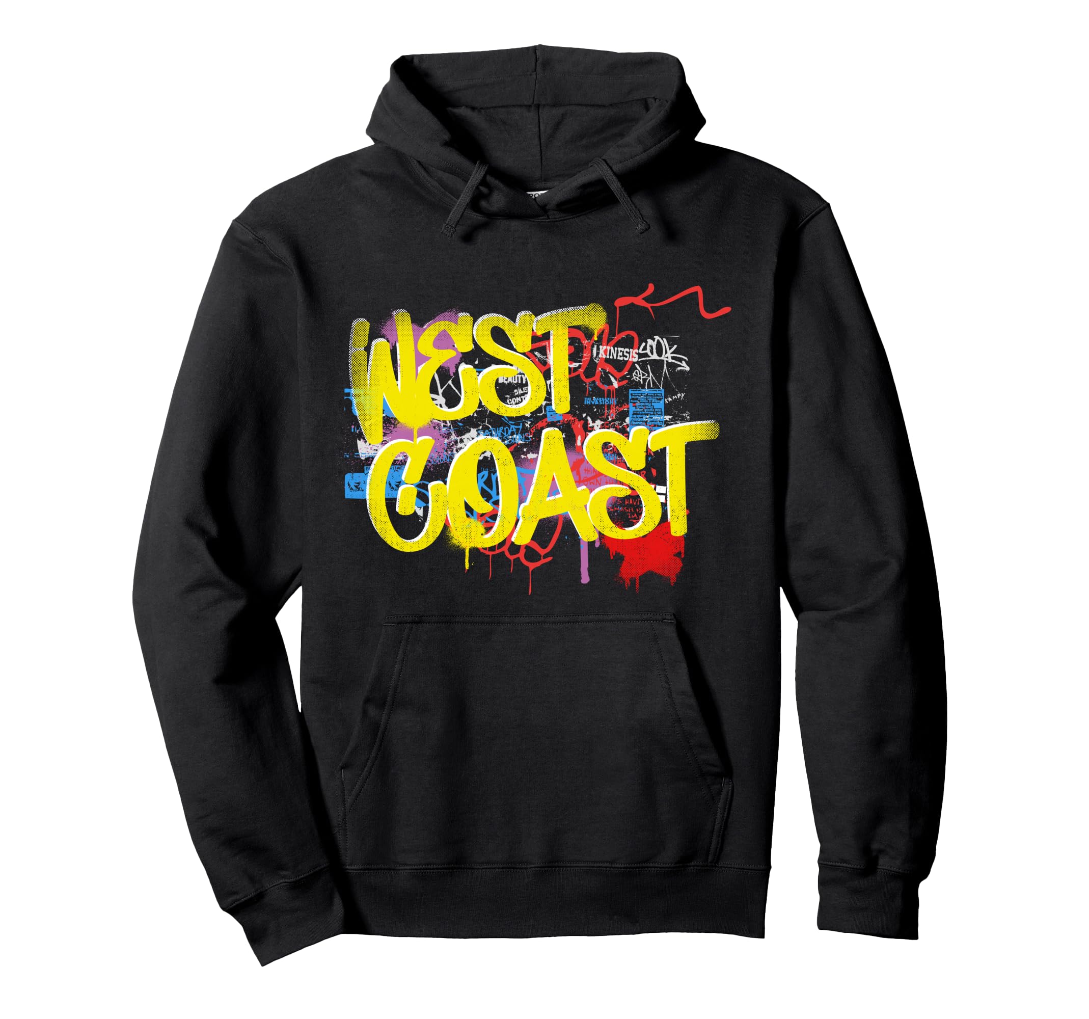 Fresh West Coast 80S 90S Hip Hop Rap Hoodie - Custom Art Print for Adults - T-Shirt, Sweatshirt, Hoodie