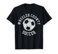 Wheeler County Soccer Distressed 90S T-Shirt - Trendy Graphic Men Women - T-Shirt, Sweatshirt, Hoodie
