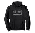 90S Party Decorations Music Tape Hoodie - Casual Everyday Wear Men Women - T-Shirt, Sweatshirt, Hoodie