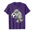 Raccoon Soccer Player Soccer Sports T-Shirt - Aesthetic Graphic for Adults - T-Shirt, Sweatshirt, Hoodie