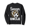 Soccer Uncle Leopard Heart Matching Sweatshirt - Novelty Apparel Men Women - T-Shirt, Sweatshirt, Hoodie