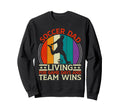 Living Game Days And Team Wins Sweatshirt - Minimalist Print Men Women - T-Shirt, Sweatshirt, Hoodie