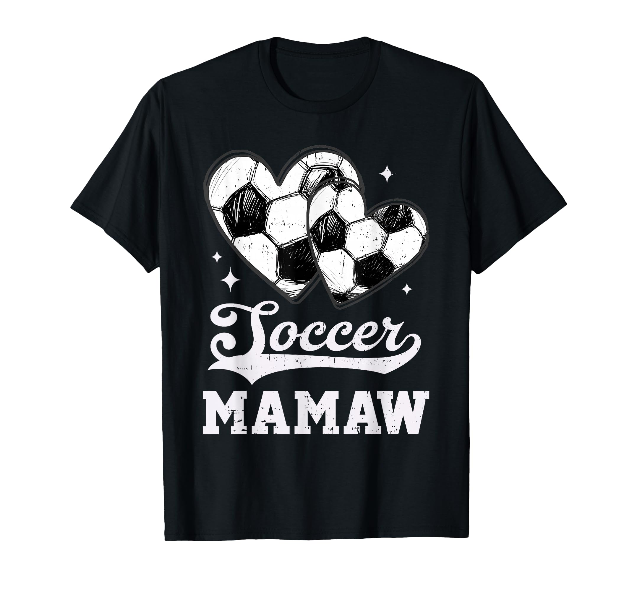 Soccer Heart Mamaw Soccer Player T-Shirt - Novelty Apparel Unisex - T-Shirt, Sweatshirt, Hoodie