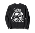 Senior Soccer Stepmom 2024 Class Sweatshirt - Custom Art Print for Adults - T-Shirt, Sweatshirt, Hoodie