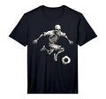 Soccer Skeleton Playing Soccer T-Shirt - Minimalist Print for Adults - T-Shirt, Sweatshirt, Hoodie