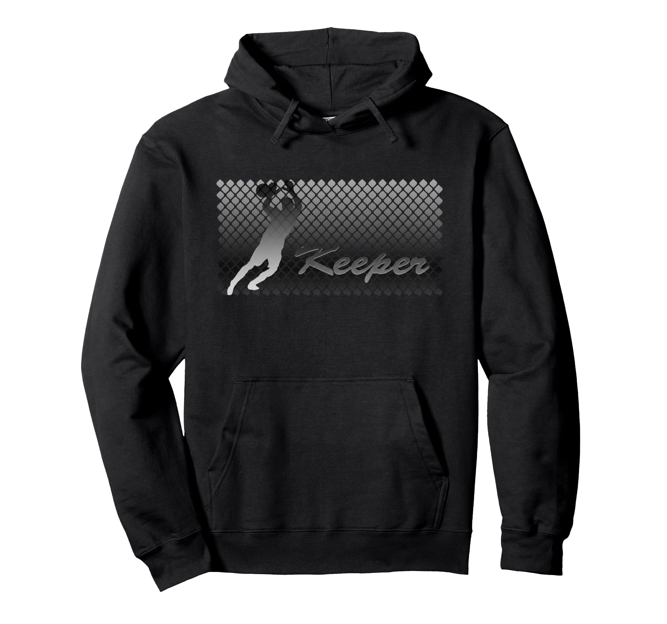 Keeper Soccer Goalie Goalkeeper Net Hoodie - Casual Everyday Wear Unisex - T-Shirt, Sweatshirt, Hoodie
