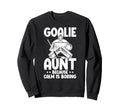 Funny Hockey Goalie Aunt Ice Sweatshirt - Aesthetic Graphic Men Women - T-Shirt, Sweatshirt, Hoodie