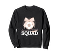 Soccer Mama Squad Coquette Sideline Sweatshirt - Graphic Print for Adults - T-Shirt, Sweatshirt, Hoodie