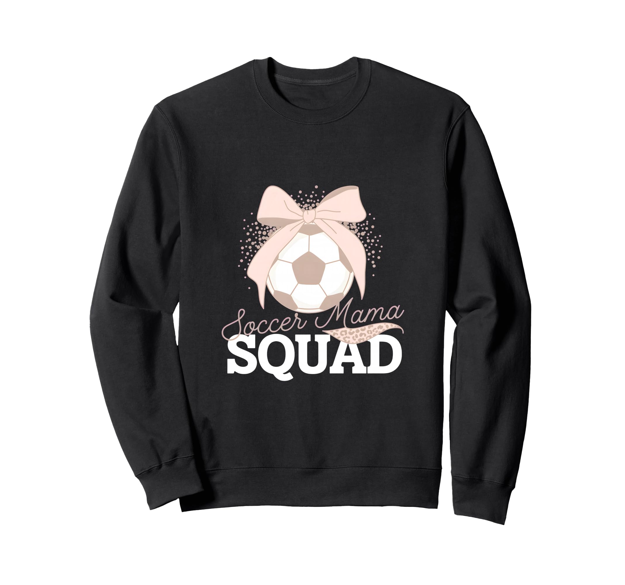 Soccer Mama Squad Coquette Sideline Sweatshirt - Graphic Print for Adults - T-Shirt, Sweatshirt, Hoodie