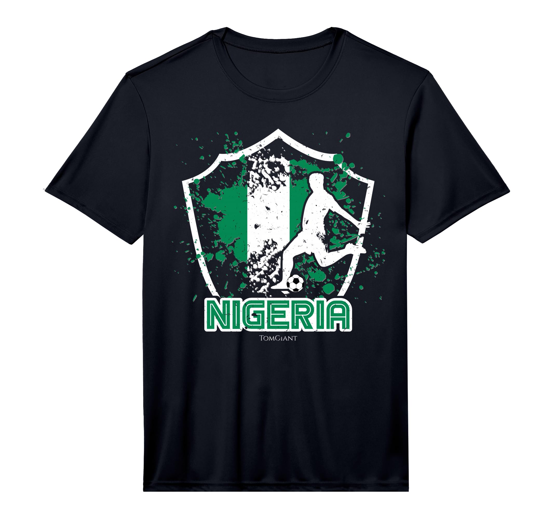 Mens Soccer Football Nigeria Nigerian T-Shirt - Graphic Print for Adults - T-Shirt, Sweatshirt, Hoodie
