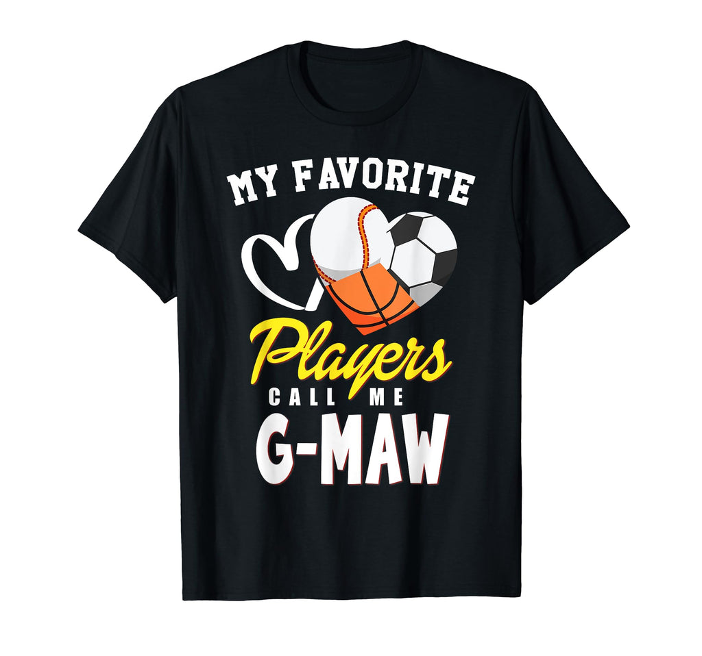 My Favorite Players Baseball Soccer T-Shirt - Fun Novelty Design Unisex - T-Shirt, Sweatshirt, Hoodie