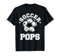 Soccer Pops Soccer Ball Distressed T-Shirt - Fun Novelty Design Men Women - T-Shirt, Sweatshirt, Hoodie