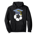 Soccer Graduation Hat Football Graduate Gift Hoodie - Graphic Print Unisex - T-Shirt, Sweatshirt, Hoodie