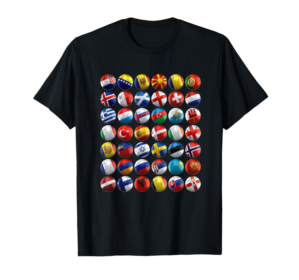Worlds Flags Soccer Fans T-Shirt - Casual Everyday Wear for Adults - T-Shirt, Sweatshirt, Hoodie