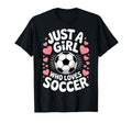 Just Who Loves Soccer Football Player T-Shirt - Trendy Graphic for Adults - T-Shirt, Sweatshirt, Hoodie