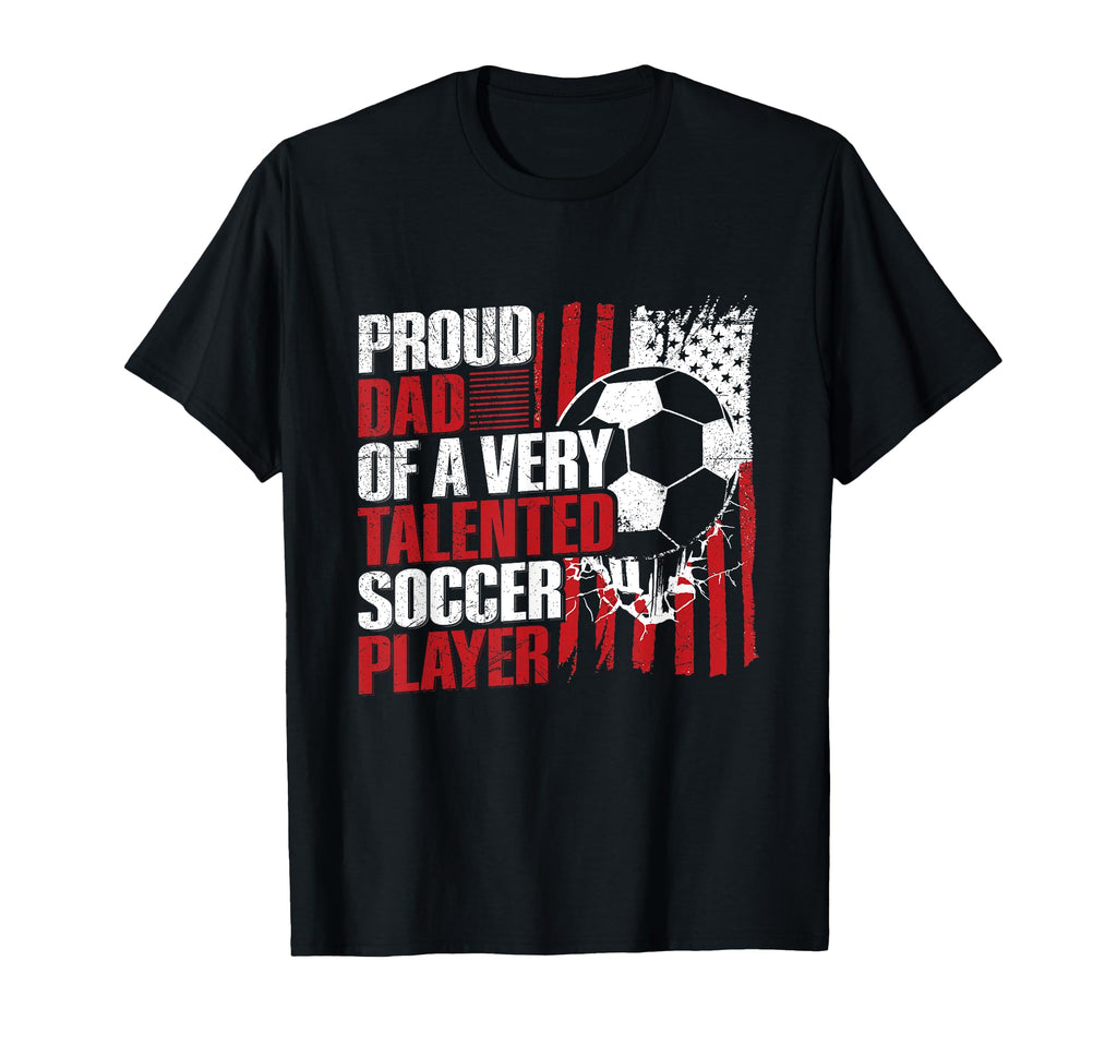 Baller Family Soccer Soccer Support Dad T-Shirt - Trendy Graphic for Adults - T-Shirt, Sweatshirt, Hoodie