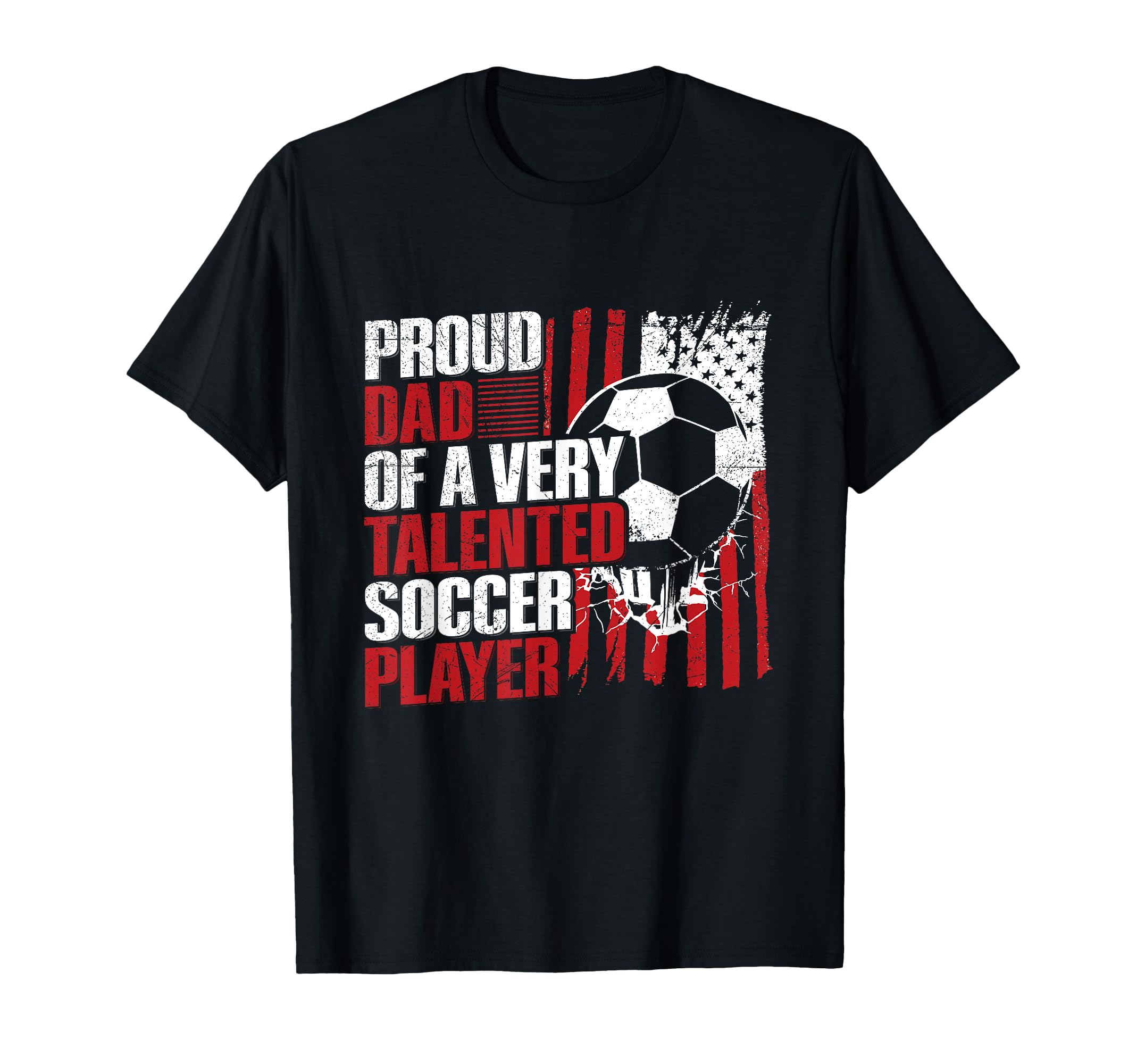 Baller Family Soccer Soccer Support Dad T-Shirt - Trendy Graphic for Adults - T-Shirt, Sweatshirt, Hoodie