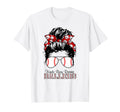 Kinda Busy Raising Ballers Messy Bun T-Shirt - Novelty Apparel Unisex - T-Shirt, Sweatshirt, Hoodie