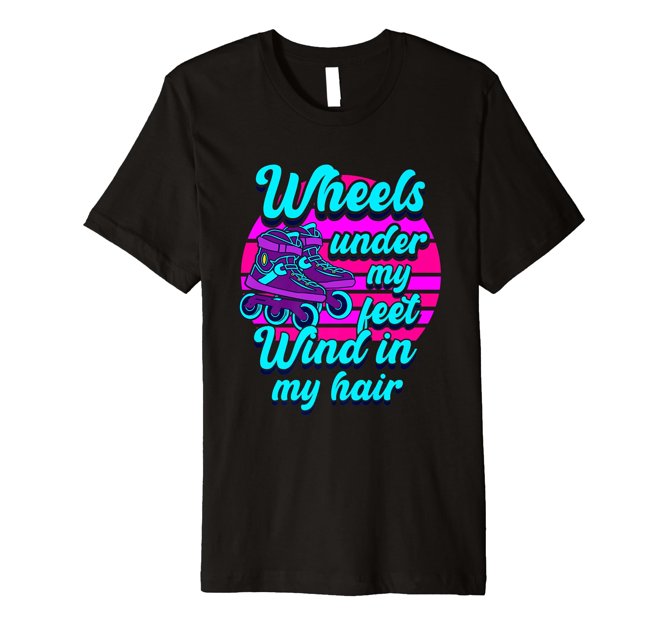70S 80S Skates Roller Skating T-Shirt - Casual Everyday Wear for Adults - T-Shirt, Sweatshirt, Hoodie