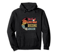 Just Who Loves Soccer Colorful Futbol Hoodie - Custom Art Print for Adults - T-Shirt, Sweatshirt, Hoodie