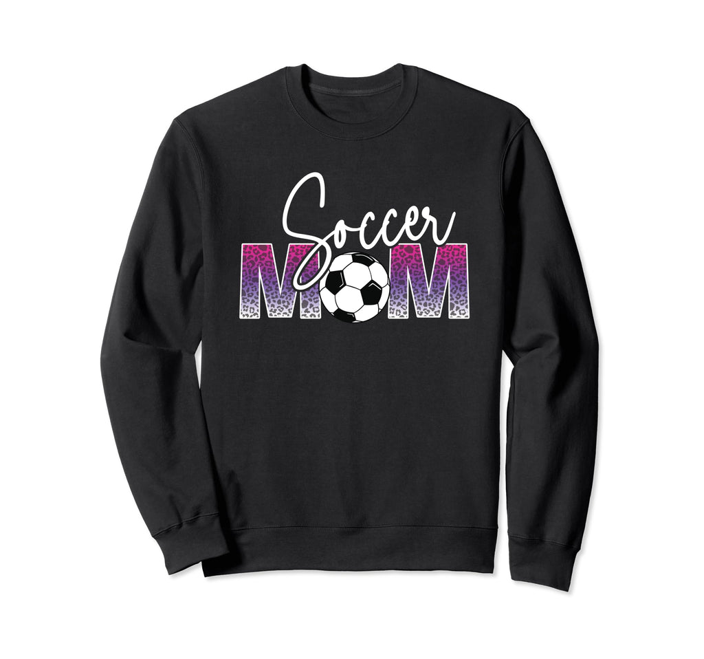 Soccer Mom Mother Soccer Player Sweatshirt - Aesthetic Graphic Men Women - T-Shirt, Sweatshirt, Hoodie