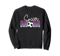 Soccer Mom Mother Soccer Player Sweatshirt - Aesthetic Graphic Men Women - T-Shirt, Sweatshirt, Hoodie