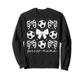 Soccer Mama Coquette Soccer Mom Sweatshirt - Minimalist Print for Adults - T-Shirt, Sweatshirt, Hoodie
