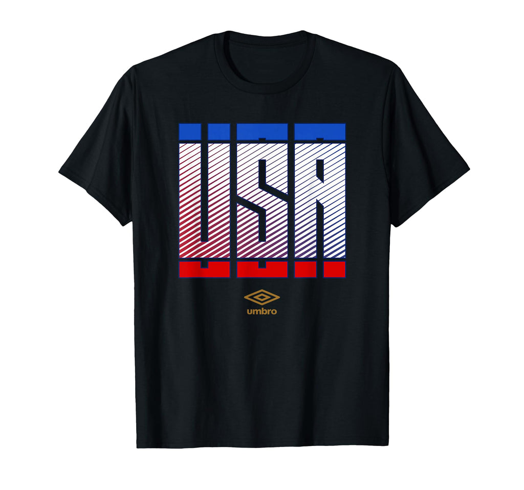 Umbro International Soccer Usa Stacked T-Shirt - Aesthetic Graphic Unisex - T-Shirt, Sweatshirt, Hoodie