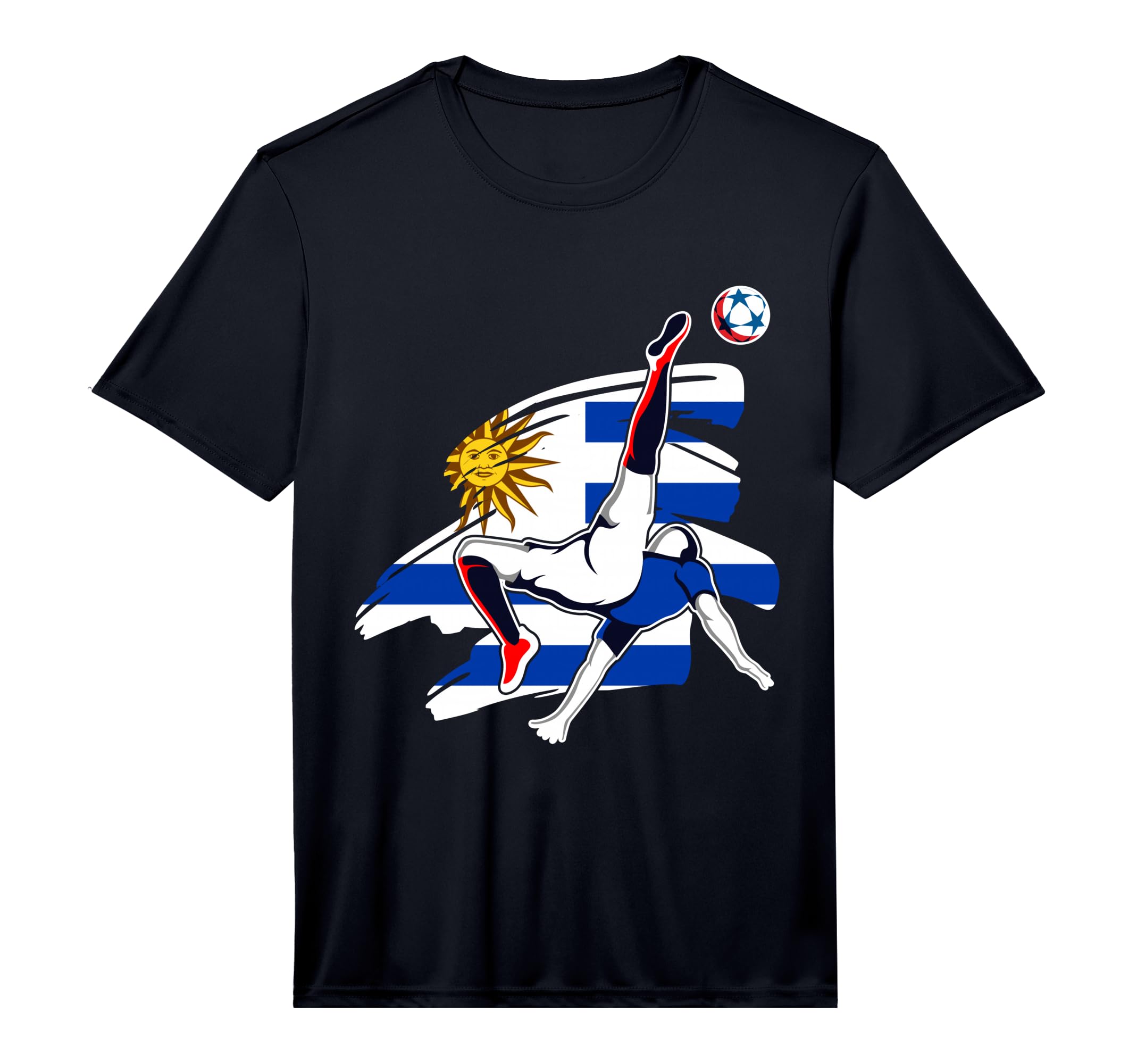 Proud Uruguay Soccer Fans Jersey T-Shirt - Fun Novelty Design for Adults - T-Shirt, Sweatshirt, Hoodie