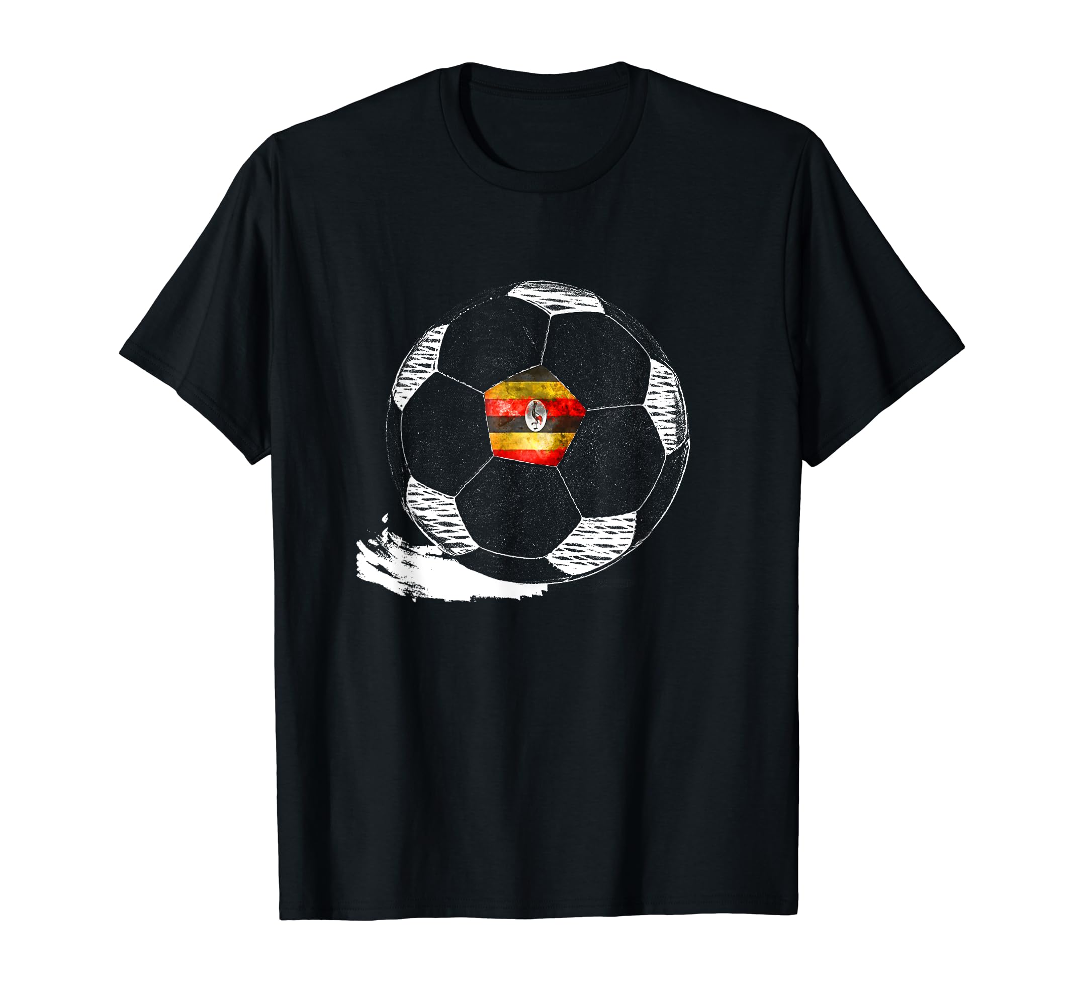 Soccer Uganda Flag Ugandans Pride T-Shirt - Casual Everyday Wear for Adults - T-Shirt, Sweatshirt, Hoodie