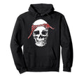 Hiphop Skull Red Do Rag Bandana Old Hoodie - Trendy Graphic Men Women - T-Shirt, Sweatshirt, Hoodie