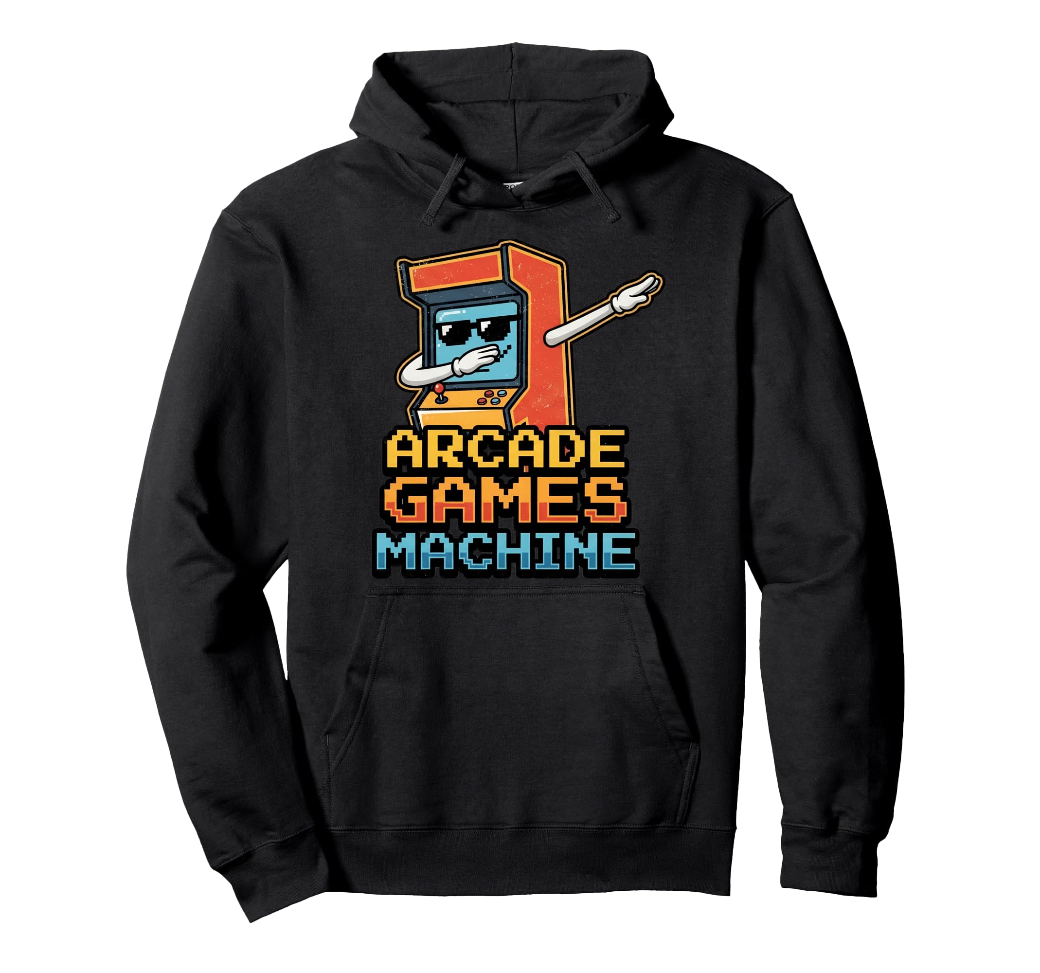 Arcade Games Machine Dabbing 70S 80S Hoodie - Novelty Apparel Men Women - T-Shirt, Sweatshirt, Hoodie