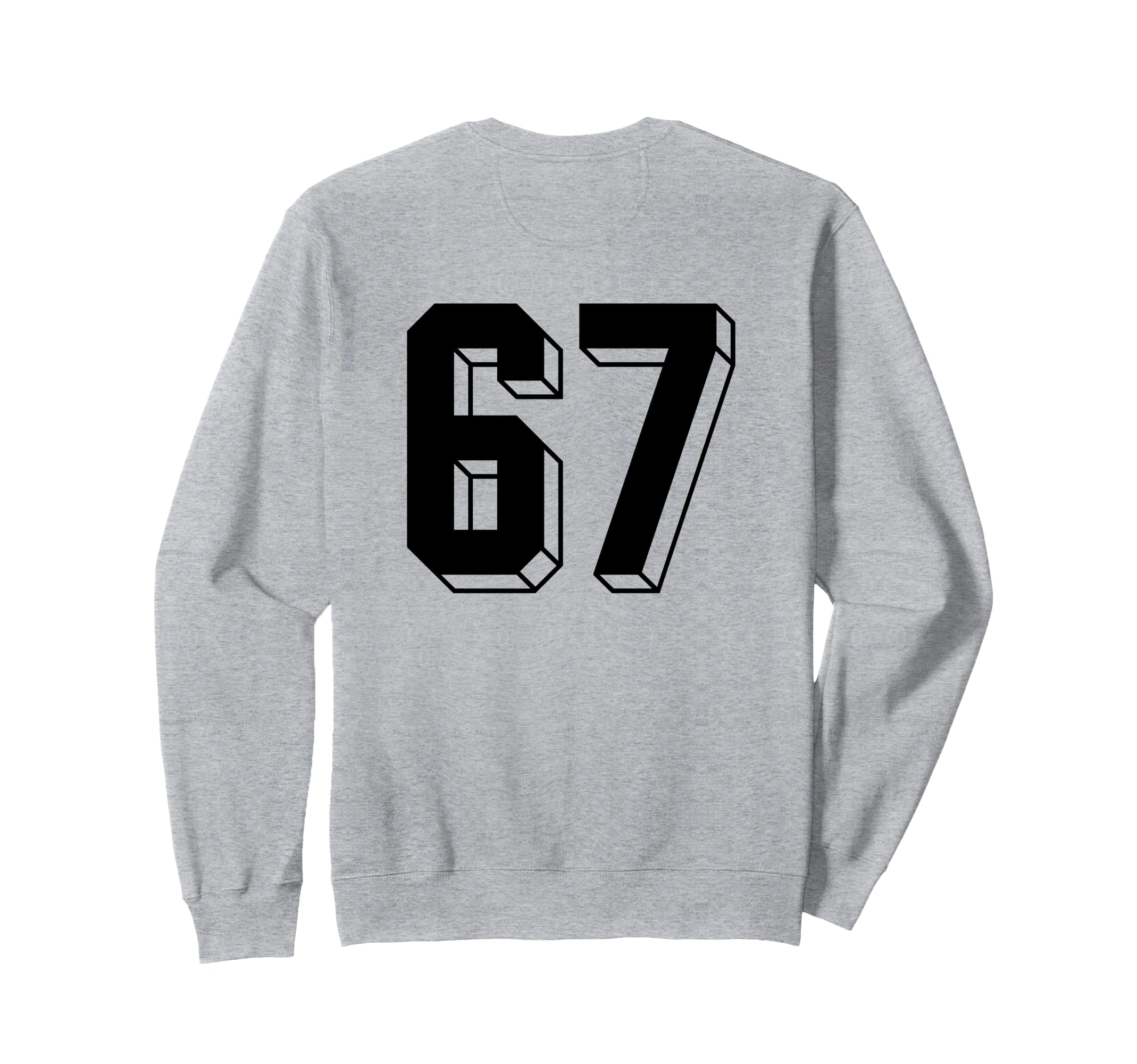 Number 67 Backside 80S 90S Team Sweatshirt - Streetwear Style Unisex - T-Shirt, Sweatshirt, Hoodie