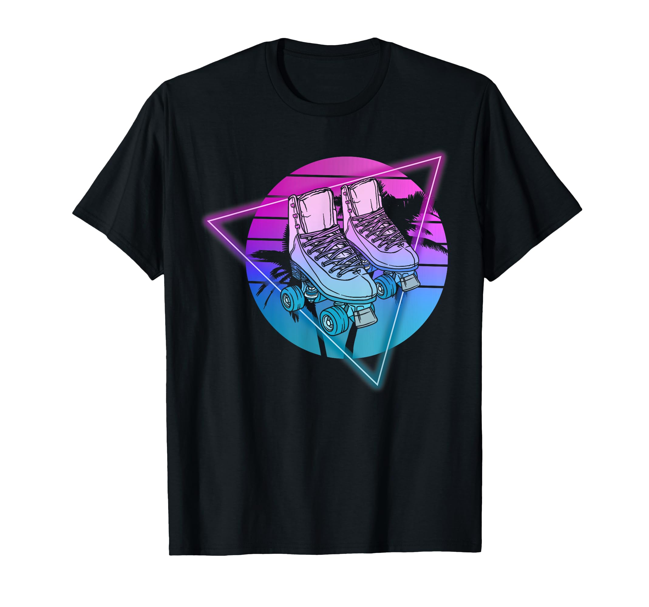 Roller Skating Skate Vaporwave T-Shirt - Unique Graphic Men Women - T-Shirt, Sweatshirt, Hoodie