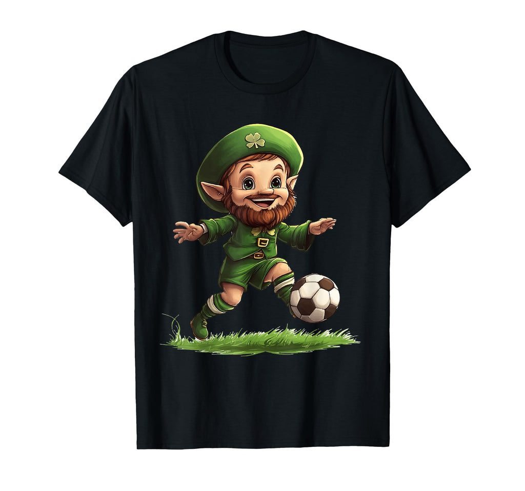 St Patricks Day Soccer Player T-Shirt - Fun Novelty Design for Adults - T-Shirt, Sweatshirt, Hoodie