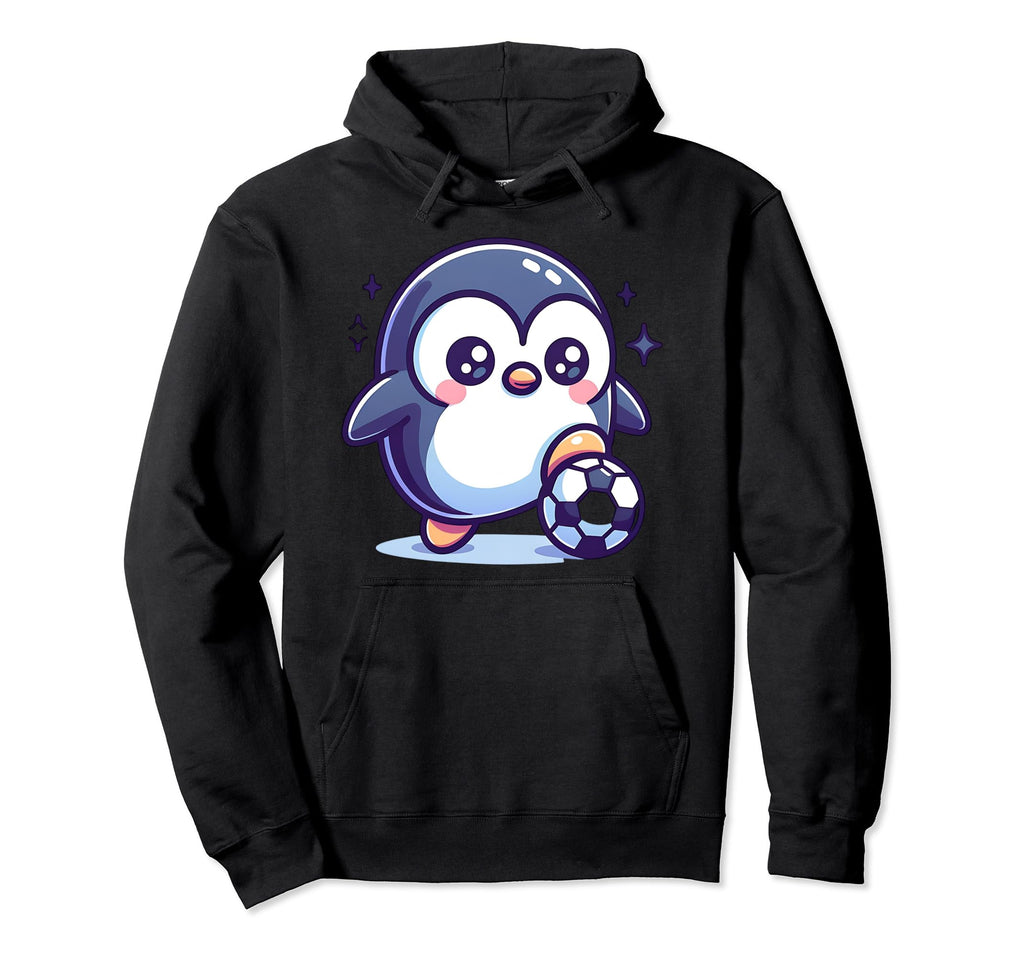 Funny Soccer Penguin Champion Fan Hoodie - Novelty Apparel Unisex - T-Shirt, Sweatshirt, Hoodie