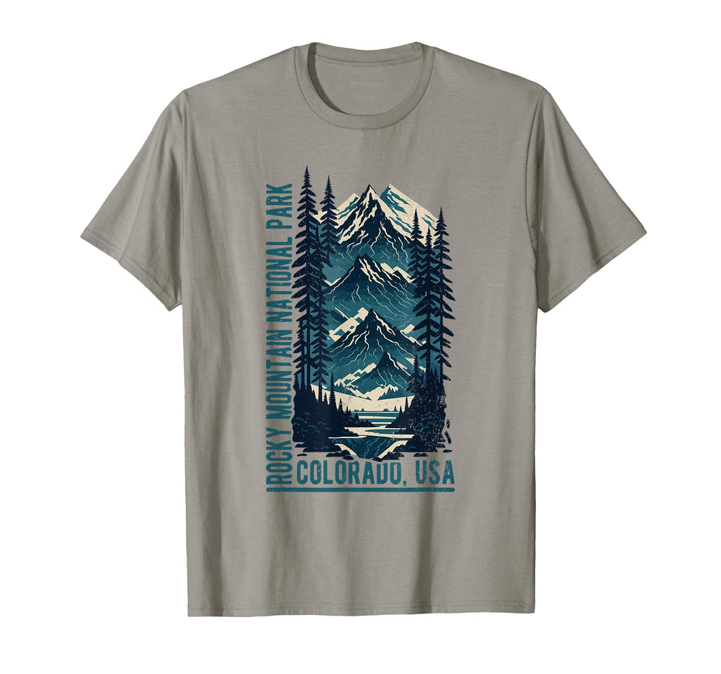 Rocky Mountain National Park Scenic T-Shirt - Minimalist Print Men Women - T-Shirt, Sweatshirt, Hoodie