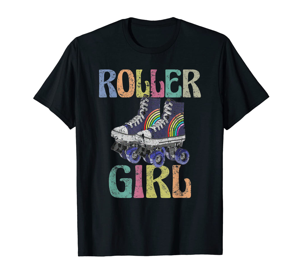 Roller Skating 70S 80S Skate Gift T-Shirt - Custom Art Print Unisex - T-Shirt, Sweatshirt, Hoodie