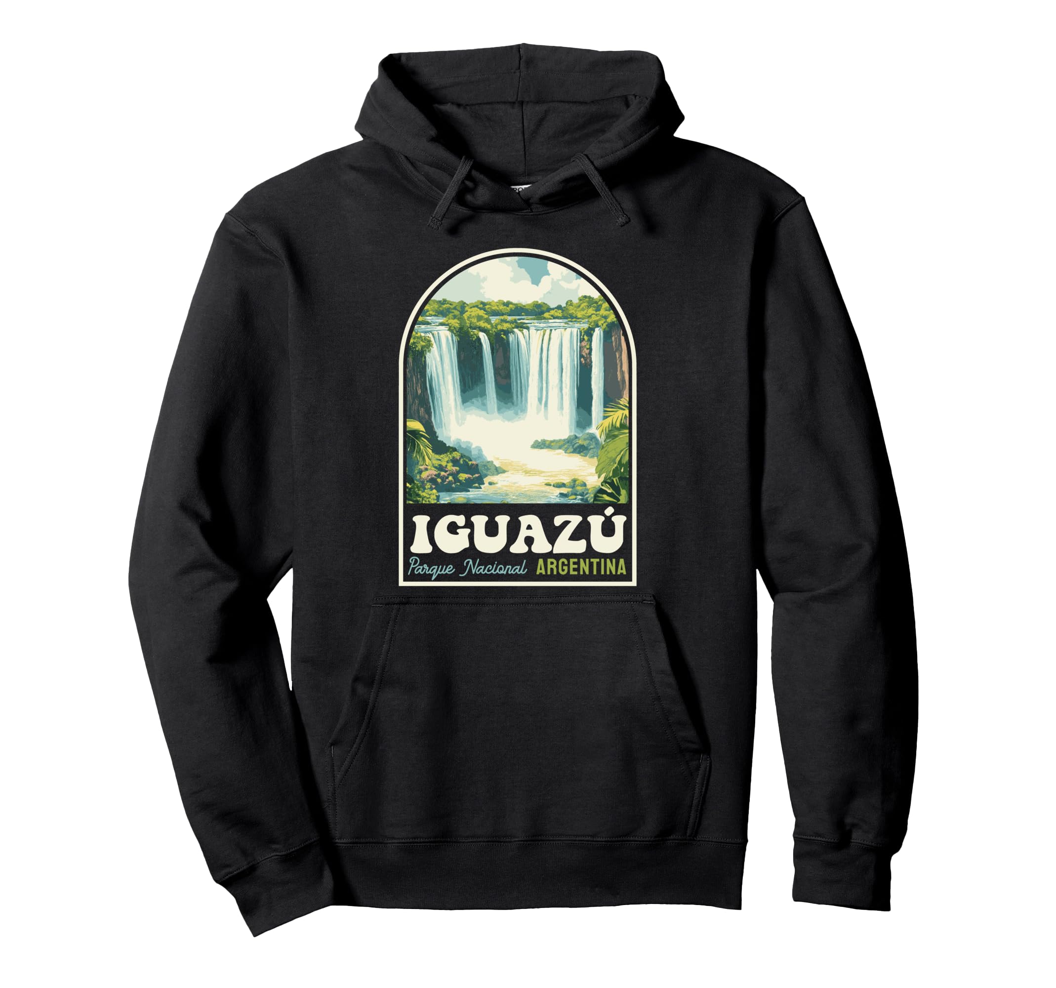 Iguaz Falls National Park Argentina Hoodie - Trendy Graphic Men Women - T-Shirt, Sweatshirt, Hoodie