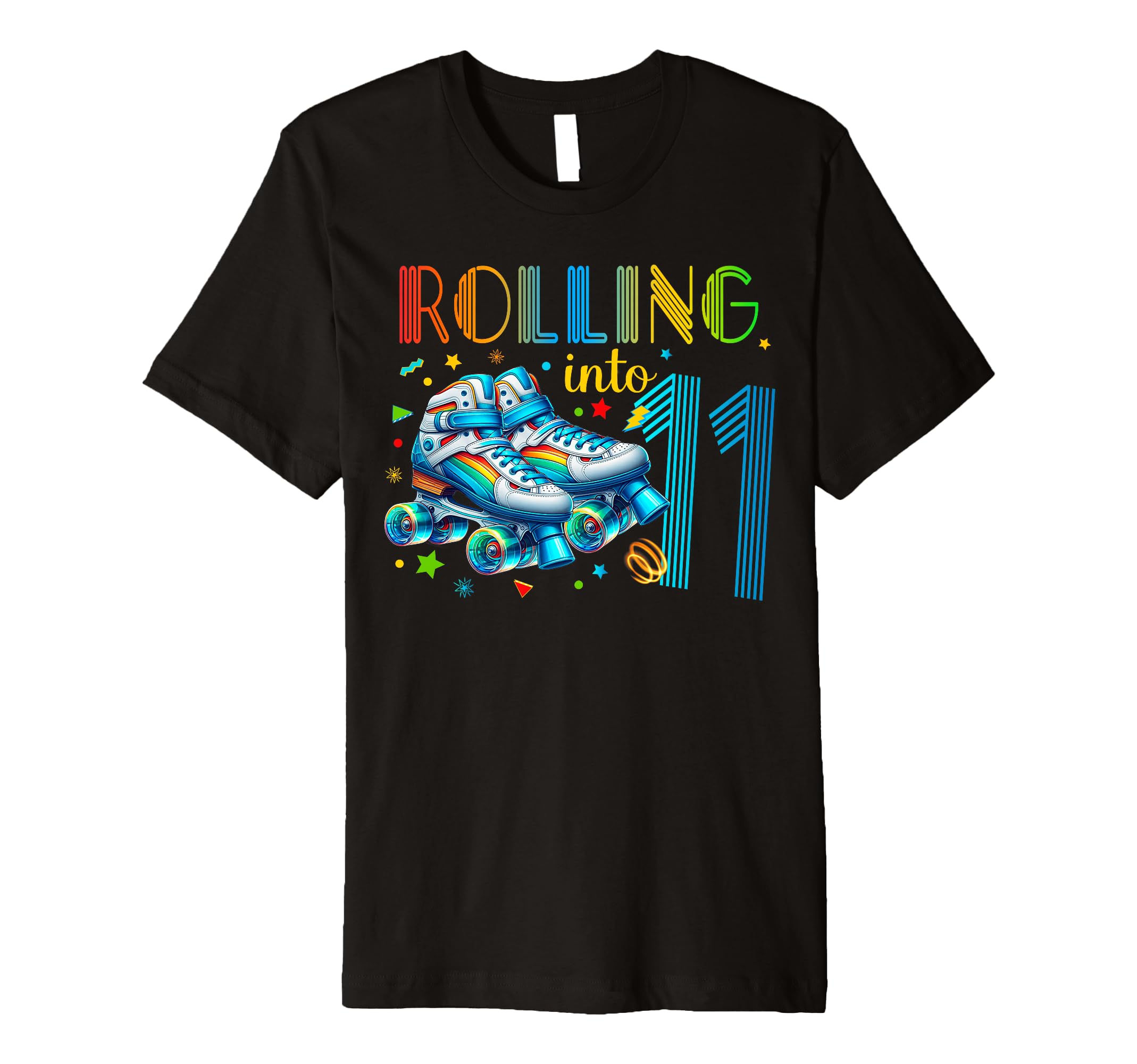 Roller Skates Birthday Party Skating T-Shirt - Minimalist Print for Adults - T-Shirt, Sweatshirt, Hoodie