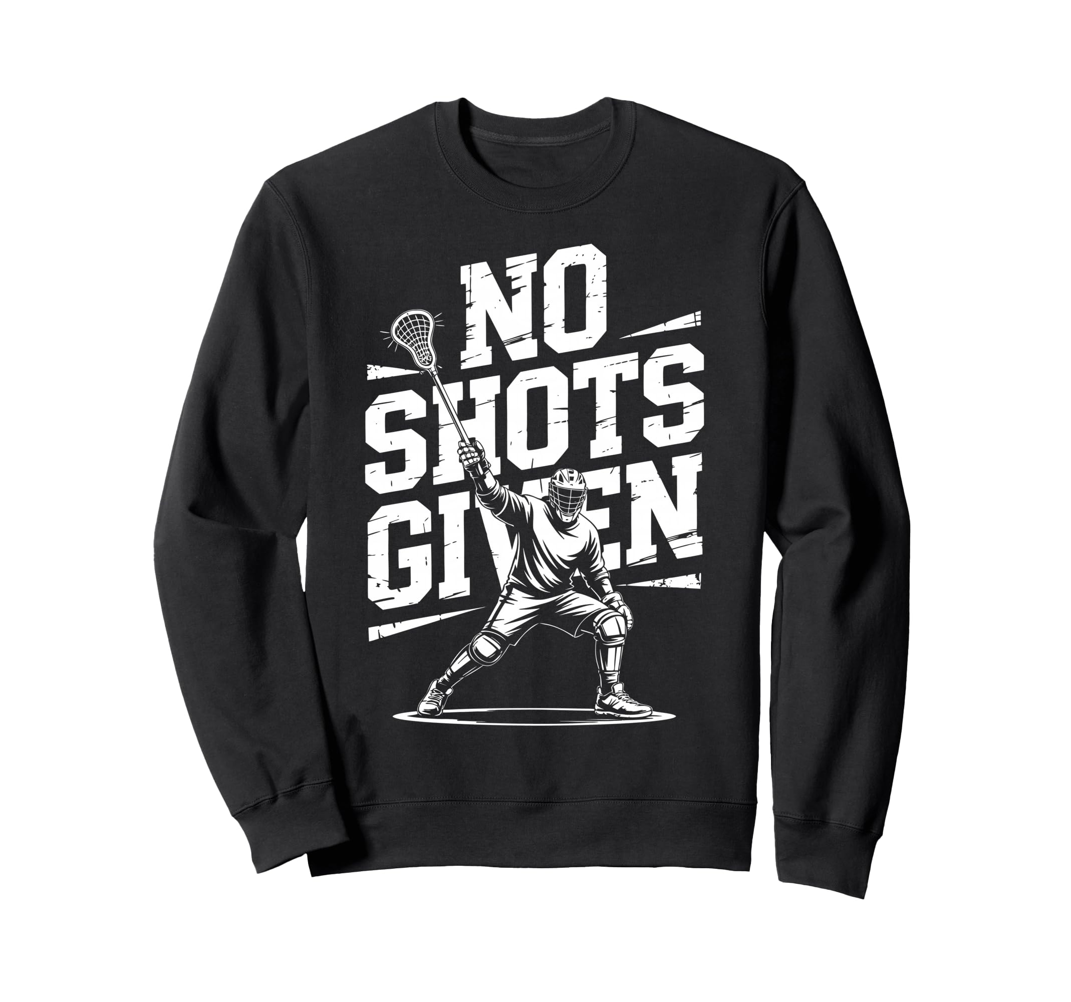 Lacrosse Goalie Defense Lax Sweatshirt - Trendy Graphic Men Women - T-Shirt, Sweatshirt, Hoodie